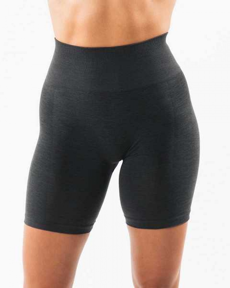 Grey Women's Alphalete Amplify 6.5” Shorts | UAE-794316