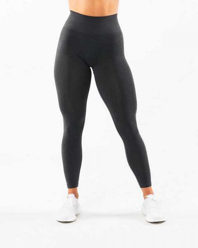 Grey Women's Alphalete Amplify Leggings | UAE-802365