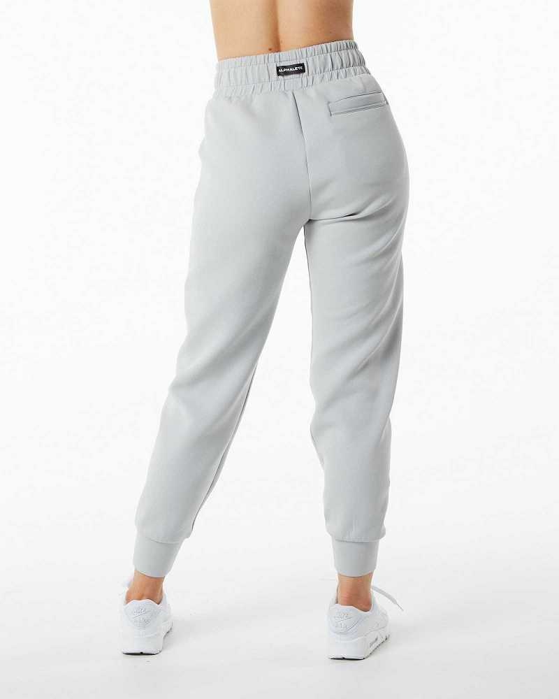 Grey Women's Alphalete ELMTS Cuffed Jogger | UAE-492581