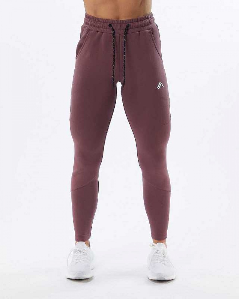 Purple Women's Alphalete ELMTS Zip Jogger | UAE-528064