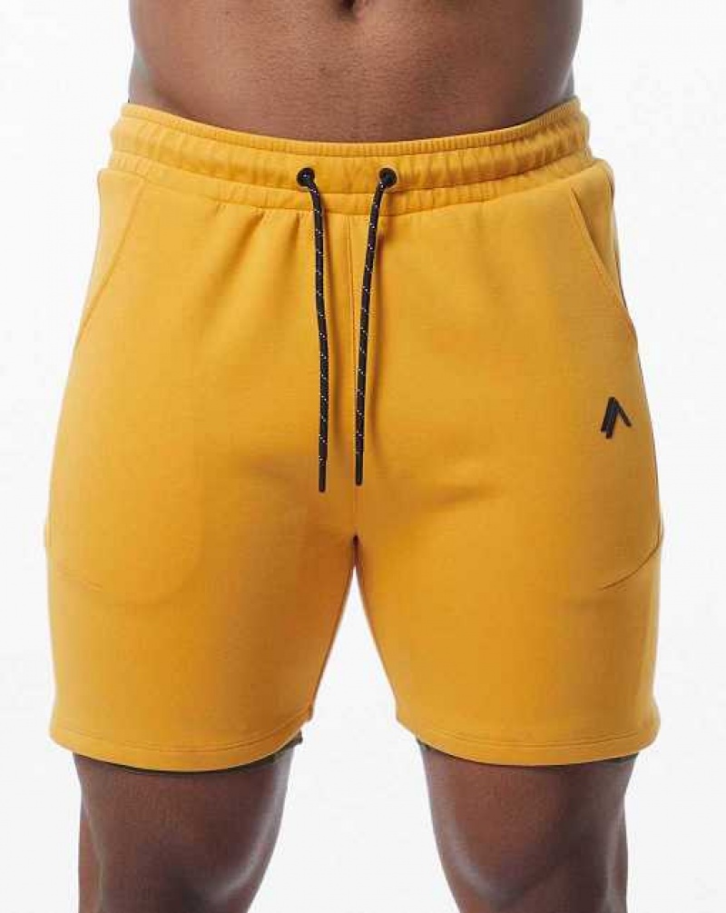 Yellow Men\'s Alphalete ELMTS Athletic 6\